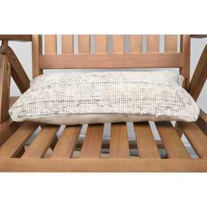 Beige <b>Kantha</b> Patchwork Wool Pillow 8x16 Inch Rustic Floral <b>Throw</b> Pillow with Vintage Embroidered Pattern Premium Style Portable - Product Image 5