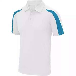 Polo azul en blanco con diseño negro barato, ropa deportiva de secado rápido de alta calidad, camiseta Polo de Rugby, ropa deportiva, ropa de fútbol de Rugby - Product Image 2