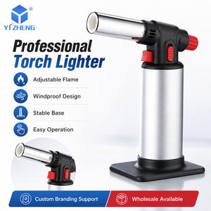 Encendedores de Antorcha de Gas Portátiles y Ajustables, Recargables, de <span class=keywords><strong>Butano</strong></span>, para Cocinas, Camping, Fuegos Artificiales y Estufas - Product Image 1
