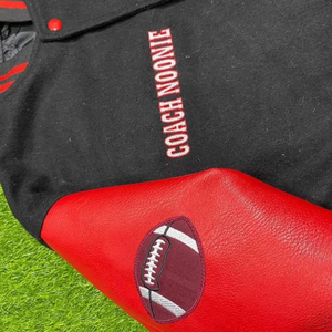 Veste universitaire de sororité grecque personnalisée veste Letterman personnalisée avec logo brodé et nom pour les équipes collégiales - Product Image 3