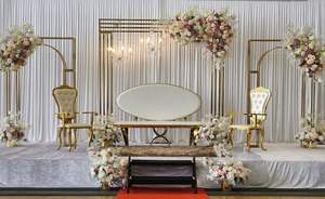 Vela de boda con estilo rizado, paredes traseras, vela de boda inglesa brillante, velas de pared, decoración de escenario occidental de pared - Product Image 4