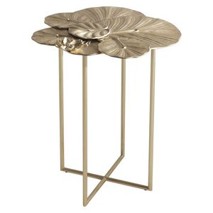 โต๊ะทองเหลืองตกแต่งเหมาะสำหรับห้องนั่งเล่นหรูนำเสน่ห์ที่เป็นเอกลักษณ์ผ่านรายละเอียดงานโลหะที่ประณีต - Product Image 4