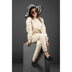 Conjunto de sudadera y fondo de Invierno para mujer, conjunto cómodo y acogedor para clima frío - Product Image 1