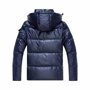 Blouson matelassé personnalisé à capuche en toile, couleur unie, léger, pour homme, hiver, haute qualité, poches matelassées, OEM - Product Image 3