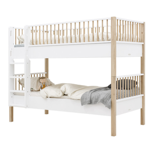 Lit superposé combiné en bois de haute qualité pour enfants Mobilier moderne pour chambre à coucher Lit pour tout-petits-Fabriqué au Vietnam - Product Image 1