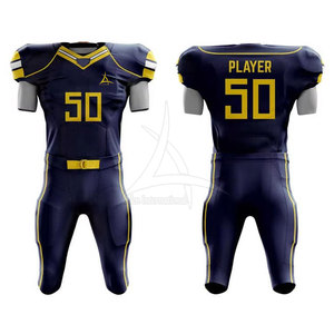 Conjuntos de Uniformes de Fútbol Americano Cortos de Talla Grande con Diseño Moderno, Elegantes y Transpirables, 100% Poliéster, Personalizables y de Alta Calidad - Product Image 1