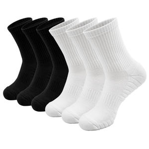 Custom Breathable Cotton Jacquard Logo Cushioned <b>Men</b> Basketball <b>Socks</b> Athletic <b>Sports</b> <b>Socks</b> - Product Image 1