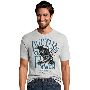 2023 gráficos personalizados y logotipo impreso 100% algodón Spandex camiseta para hombres Slim Fit manga corta Casual cuello redondo Color sólido camiseta - Product Image 5