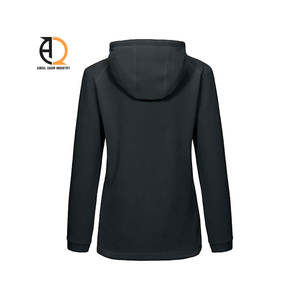 Mujeres con capucha Otoño e Invierno Nuevo Color sólido Botón Suelto Sudadera con capucha de manga larga Mujeres Sudaderas con capucha Sudadera - Product Image 4
