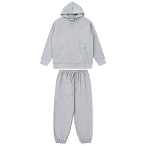 Survêtement homme personnalisé évasé superposé pour hommes deux pièces plaine Jogger survêtement prix raisonnable Logo personnalisé Service OEM - Product Image 3