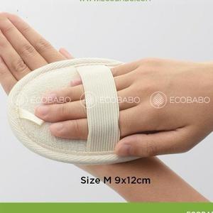 100% Natural and Biodegradable Eco-Friendly Loofah Bath Pad <b>Sponge</b> Cloth Material for Shower <b>Facial</b> Use for Household Cleaning - Product Image 4