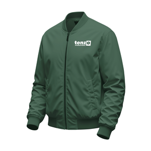 <b>Lightweight</b> Polyester Bomber <b>Jacket</b> Casual Windproof Ribbed Collar Private Label OEM Outerwear Manufacturer Supplier - Product Image 2