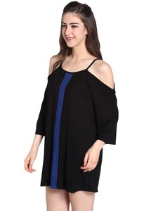 ชุดเดรสคาฟตันสไตล์โบฮีเมียนสำหรับสตรีแขนยาวมีปกจีบพิมพ์ลายดิจิตอลหลากสีแขนสั้นใส่เดินชายหาดไซส์พิเศษ - Product Image 5