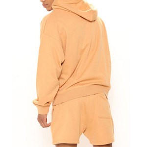 High Quality 100% Cotton <b>Knitted</b> Casual Breathable Customizable Autumn Hoodie & Shorts <b>Set</b> for Men DESIRE SPORTS - Product Image 4