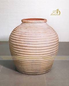 AN546H110 Atlantis Pot de fleur blanc en céramique moderne finition galvanisée pour la maison hôtel jardin utilisation-plantation jardin décoration Mini - Product Image 2