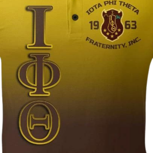 Polo de la Fraternité Grecque Iota Phi Theta 1963 en Coton Premium pour Hommes avec Broderie - Product Image 4
