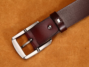 เข็มขัดหนังแท้แบบรัดเอวปรับได้เข็มขัดหนังแท้จากผู้ผลิตปากีสถาน - Product Image 3