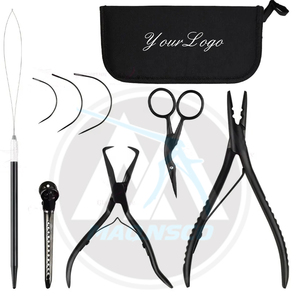Aiguilles incurvées de TYPE C Aiguilles à coudre de fil de tissage de cheveux - Product Image 6