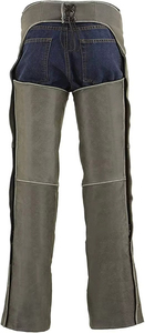 durable leather chaps suitable regular outdoor use leather chaps classic look with modern comfort leather chaps - Product Image 2