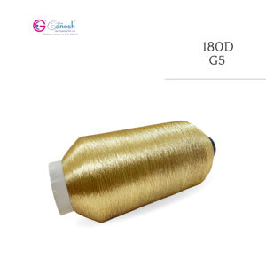 Fil à broder en polyester 180D G5 haute ténacité Type MS & ST Fil métallique Lurex Durable et élégant - Product Image 3