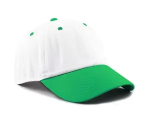 Chapeaux de baseball bicolores personnalisés non structurés 6 panneaux tissu de coton plusieurs couleurs style décontracté de haute qualité ODM Vietnam chapeaux - Product Image 4