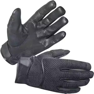 ถุงมือนักบินหนังแพะนิ่ม Nomex ถุงมือยุทธวิธีทนทานสำหรับความปลอดภัยในการทำงาน - Product Image 4