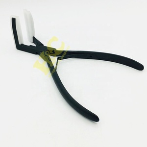 <b>Tape</b> Pliers Stainless Steel Pliers <b>Micro</b> Nano Ring Hair Extensions Opener Removal Tool Hair Loop Styling Tool Logo Packing - Product Image 1