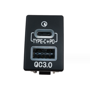 สวิตช์ซ็อกเก็ตสำหรับชาร์จ QC3.0 + PD <span class=keywords><strong>USB</strong></span> + Type C - Product Image 2