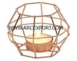 Portavelas de luz de té de hierro con cubo cuadrado de diseño clásico, portavelas de Material metálico de la más alta calidad para accesorios de iluminación - Product Image 4