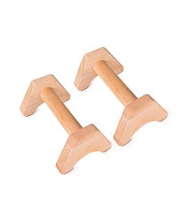 Wooden Parallettes Gravity Fitness Joint-friendly <b>Push</b> <b>up</b> Handstand <b>Bars</b> & Mini <b>Bars</b> Non-Slip for Fitness Gymnastics Aerobics - Product Image 1