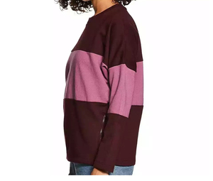 เสื้อฮู้ดดี้ผู้หญิงพิมพ์ลายตัวอักษรฤดูหนาว โลโก้แบบกำหนดเอง ผ้าฝ้าย 100% คอกลม ทรงโอเวอร์ไซส์ พิมพ์ลายดิจิทัล - Product Image 3