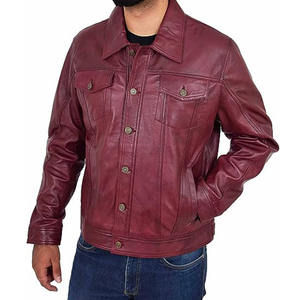 Chaqueta y abrigos de piel auténtica cálidos y cortavientos de invierno personalizados, chaqueta de piel auténtica para hombre - Product Image 1