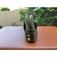Casquette de service personnalisée, casquette latérale verte
