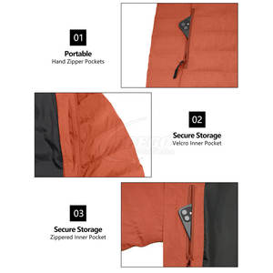 เสื้อแจ็คเก็ตพัฟเฟอร์ผู้ชายสีพื้นสไตล์ลำลอง แฟชั่นใหม่ กันลม ปี 2025 - Product Image 2