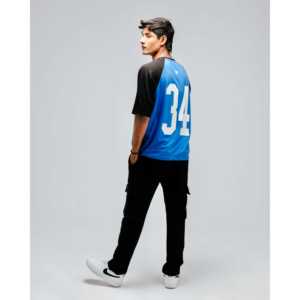 Camiseta Deportiva Raglan Dropout University, 100% Poliéster, 180g, Jersey, Corte Holgado, Diseño Sólido, Impresión Serigráfica - Product Image 3