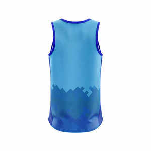 Hot Selling Men Tank Top Knitted Breathable Spandex/Cotton High Street Style Best Quality Wholesale Low Price OEM Custom Tank - Product Image 4