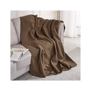 Jeté de canapé décoratif en viscose de bambou couleur vin, 50x60 pouces, fabriqué en Inde, qualité export, idéal pour les détaillants de décoration minimaliste - Product Image 2