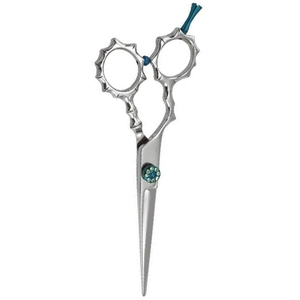 Ciseaux de coiffeur à poignée de dragon Ciseaux de coiffeur en acier allemand avec vis de fantaisie réglable et repose-doigt - Product Image 5