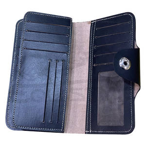 กระเป๋าคลัทช์หนังซิปกระเป๋าสตางค์ Hasp สําหรับผู้ชายและผู้หญิงหลายกระเป๋าผู้ถือบัตรหนัง Cowhide กระเป๋าสตางค์ทุกวันใช้กระเป๋า Handy - Product Image 1