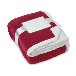 ZERMATT Custom <b>Sherpa</b> <b>Fleece</b> Blanket Premium Coral <b>Fleece</b> Merchandise - Product Image 6