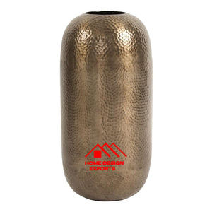 Centros DE MESA DE BODA, nuevo diseño, de aluminio y Metal jarrón, decoración de jardín, acabado antiguo, diseño Vintage, jarrón de Metal para mesa - Product Image 6