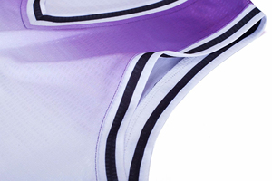 Uniforme de basketball unisexe personnalisé en gros, haute qualité, 100 % polyester, léger, grande taille, respirant, séchage rapide, pour entraînement et match - Product Image 3