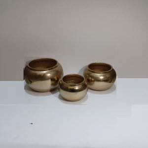 Bol à salade en aluminium écologique attrayant, forme arrondie, finition argentée, service de fruits, design martelé fait à la main - Product Image 5