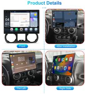 AuCAR 15 "Android 13 écran tactile voiture stéréo vidéo <span class=keywords><strong>GPS</strong></span> Navigation multimédia lecteur DVD <span class=keywords><strong>autoradio</strong></span> pour <span class=keywords><strong>Jeep</strong></span> <span class=keywords><strong>Wrangler</strong></span> 2011-2017 - Product Image 6