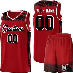 Uniforme de baloncesto para hombre recién llegado de alta calidad, diseño OEM, Jersey de manga corta, uniforme de baloncesto para hombre a la venta - Product Image 4