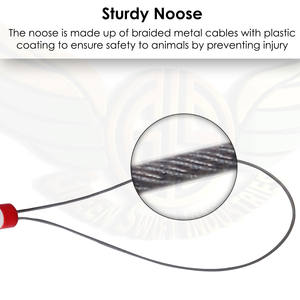 ที่คีบงูอลูมิเนียมแข็งแบบมืออาชีพด้ามสแตนเลสน้ำหนักเบาอุปกรณ์ดูแลสัตว์เลี้ยงกลางแจ้ง - Product Image 5