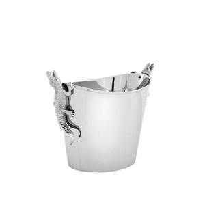 Cubeta de hielo de metal de calidad profesional preferida por los bartenders para una preparación eficiente de bebidas, servicio rápido en entornos de bar con mucha actividad. - Product Image 1