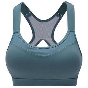 Sujetador deportivo corto de un hombro sin costuras, sujetador de Yoga de talla grande para mujer, Material de poliéster de LICRA estirable de la mejor calidad, Fitness - Product Image 1