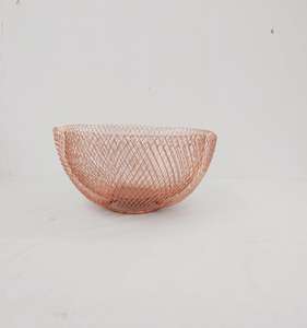 Cesta Redonda de Alambre con Acabado en Oro Rosa, Organizador de Almacenamiento para Mesa, Frutero Decorativo para Cocina, Hogar y Oficina - Product Image 5