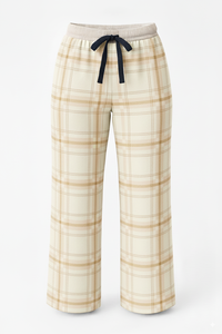 Pantalon de pyjama décontracté pour femme, coupe large, cordon de serrage, écologique, coupe-vent, en coton mélangé, vente chaude - Product Image 4